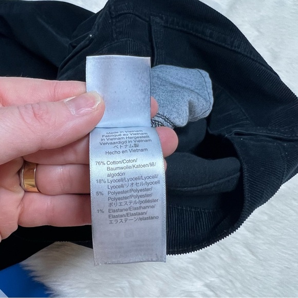 J Crew‎ Vintage Straight black corduroy pants - Picture 5 of 6